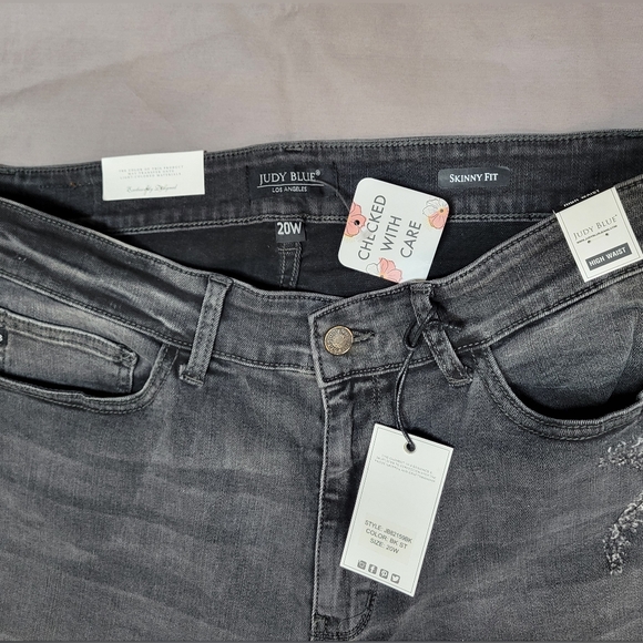 Judy Blue High Waist Skinny Jeans - Picture 9 of 9